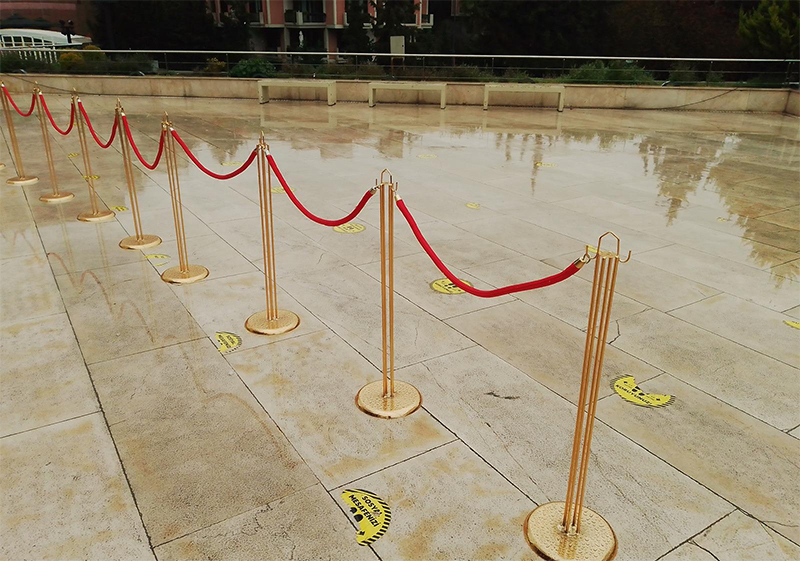 Brass Barrier Rental | Rental Barrier | Protocol Barrier Rental