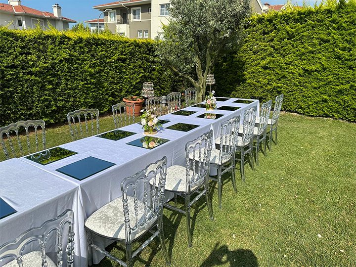 Şeffaf Sandalye Kiralama | Şeffaf Napolyon Sandalye Kiralama