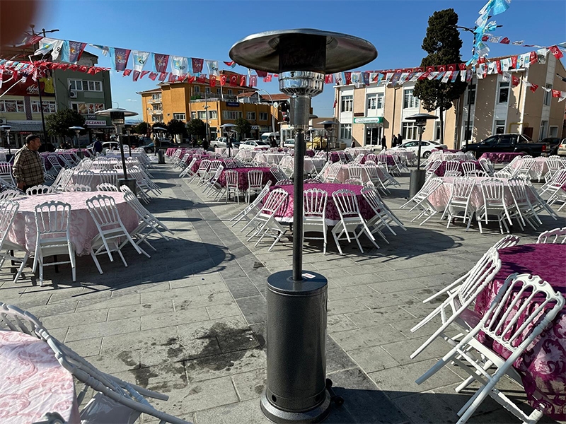 Gungoren Heater Rental | Gungoren Palmiye Aygaz Stove Rental | Gungoren Mushroom Stove Rental