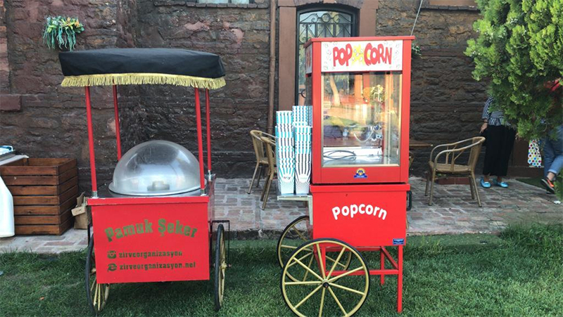 Patlamış Mısır Arabası Kiralama Fiyatları | Popcorn Arabası Kiralama